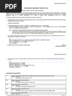 Funciones en MS Project 2010
