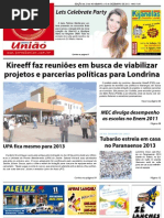 Jornal União - Edição de 23 de Novembro à 10 de Dezembro de 2012