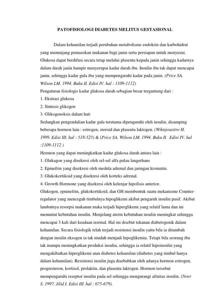 Gestasional Melitus Diabetes
