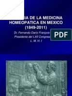 Historia de La Homeopatia en Mexico