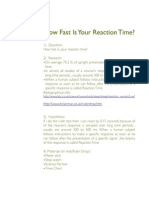 reaction time edit pdf