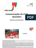 1º de Dezembro: Desfile Nacional de Bandas Filarmónicas - Avenida Da Liberdade/Praça Dos Restauradores (Lisboa), 1-Dez-2012