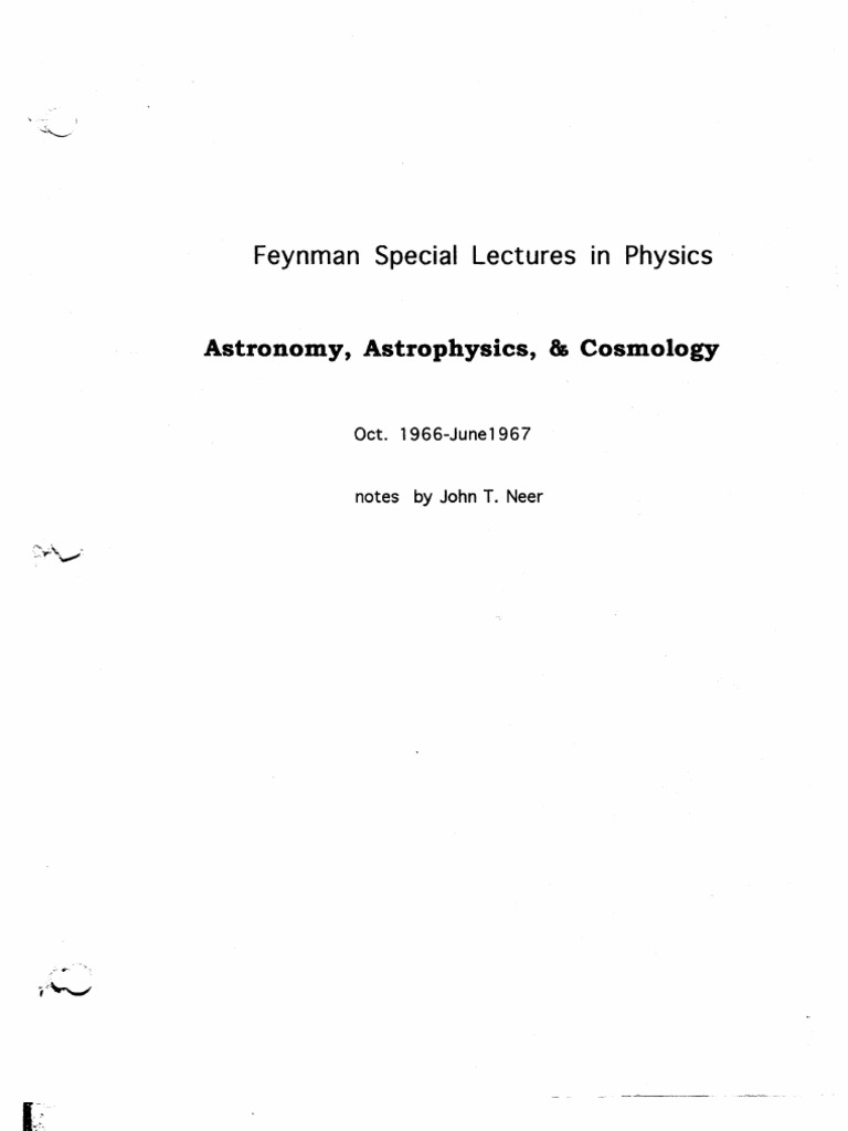 Vol1 FeynmanNotes | PDF