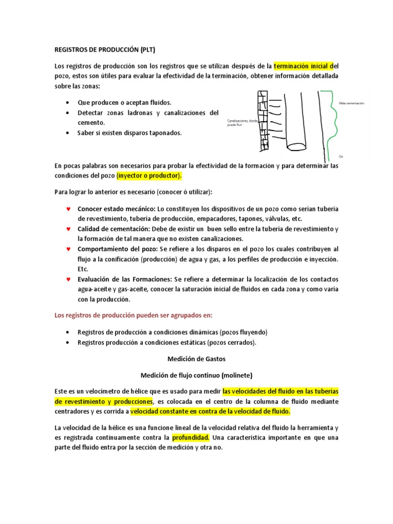 Registros RST PLT | PDF | Herramientas | Agua