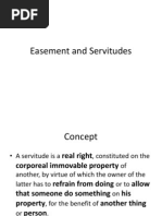 Easement and Servitudes Sept18