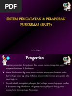 Download Sistem Pencatatan  Pelaporan Puskesmas Sp2tp by Kukuh Ardian SN114713575 doc pdf