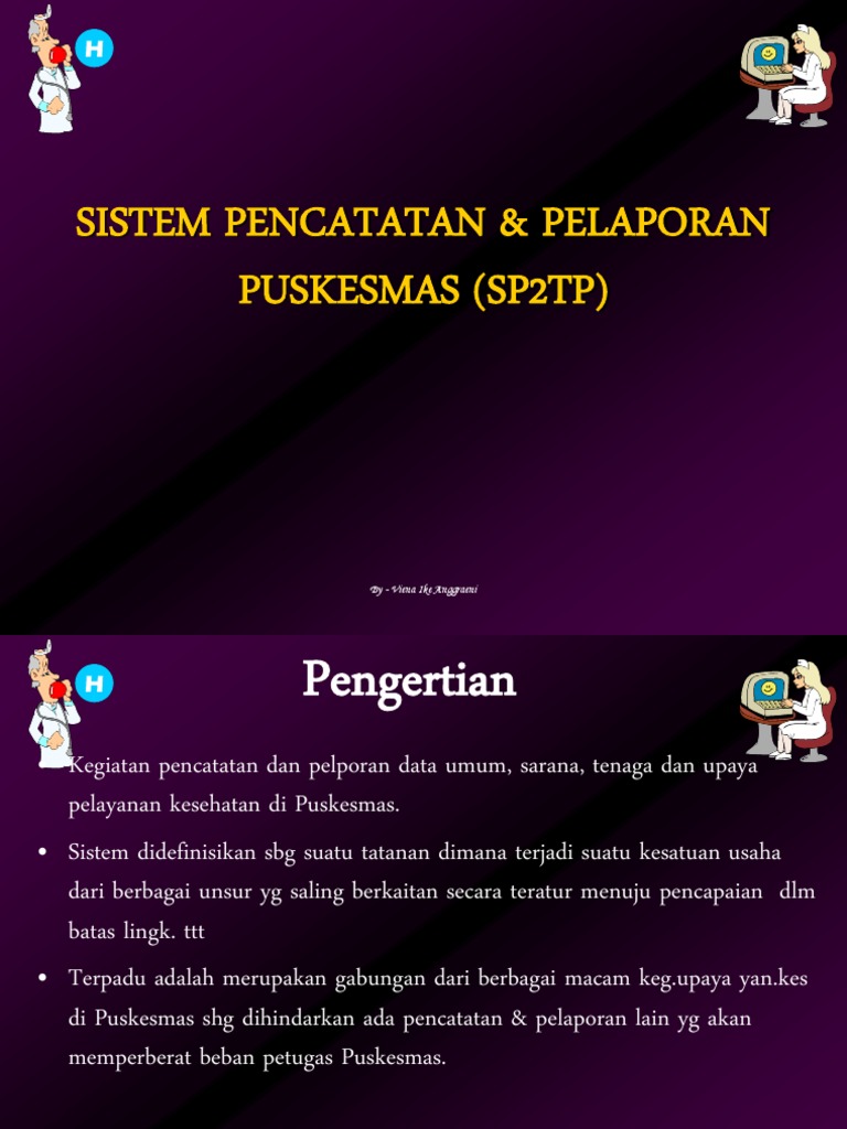 Sistem Pencatatan Pelaporan Puskesmas Sp2tp