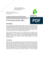 ADRO-Quarterly Operations Report-10 Nov 08(Bahasa)