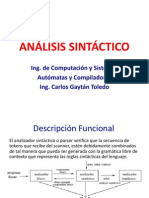 Analisis Sintactico