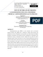 Comparison of 100 Torr and 200 Torr BPSG Layer Deposited Using Sub Atmospheric Chemical Vapour Deposition (Sacvd) Process