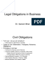 Legal Obligations in Business