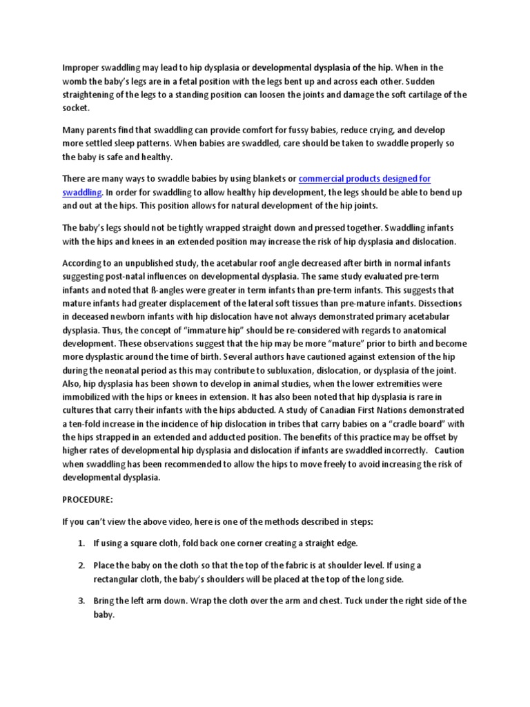 CDH Management | Download Free PDF | Infants | Hip
