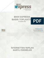 Bkm Express Lansman Sunumu_27 11 2012 Basin