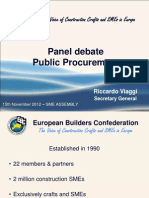 Riccardo Viaggi, European Builders Confederation