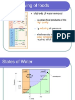 Vacuum Drying of Foods: Methods of Water Removal