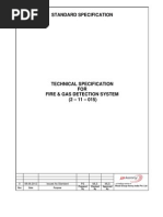 Fire and Gas Detection System Design | PDF | Smoke | Fires