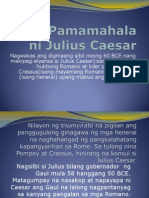 Ang Pamamahala Ni Julius Caesar