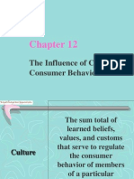Influence of Culture On Consumer Behavior