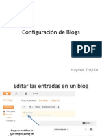 Configuración de Blogs