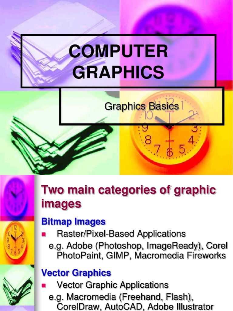 Computer Graphics | Rgb Color Model | Image Resolution