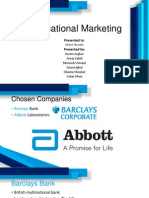 International Marketing - Barclays - Abbott