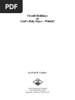Occult Holidays PDF | PDF | Bible | Jesus