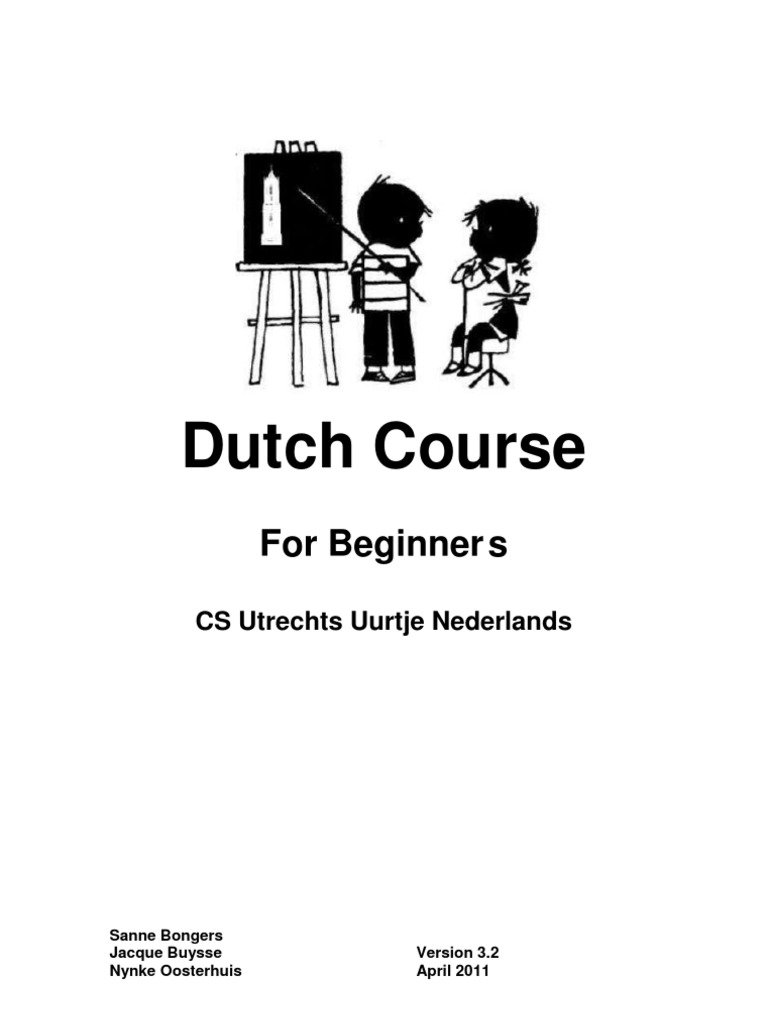 Dutch Course Manual for Beginners | PDF | Grammatical Number | Grammar