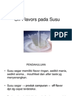 Off-Flavors Pada Susu