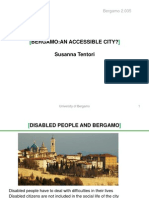 Bergamo An Accessible City Susanna Tentori Revised