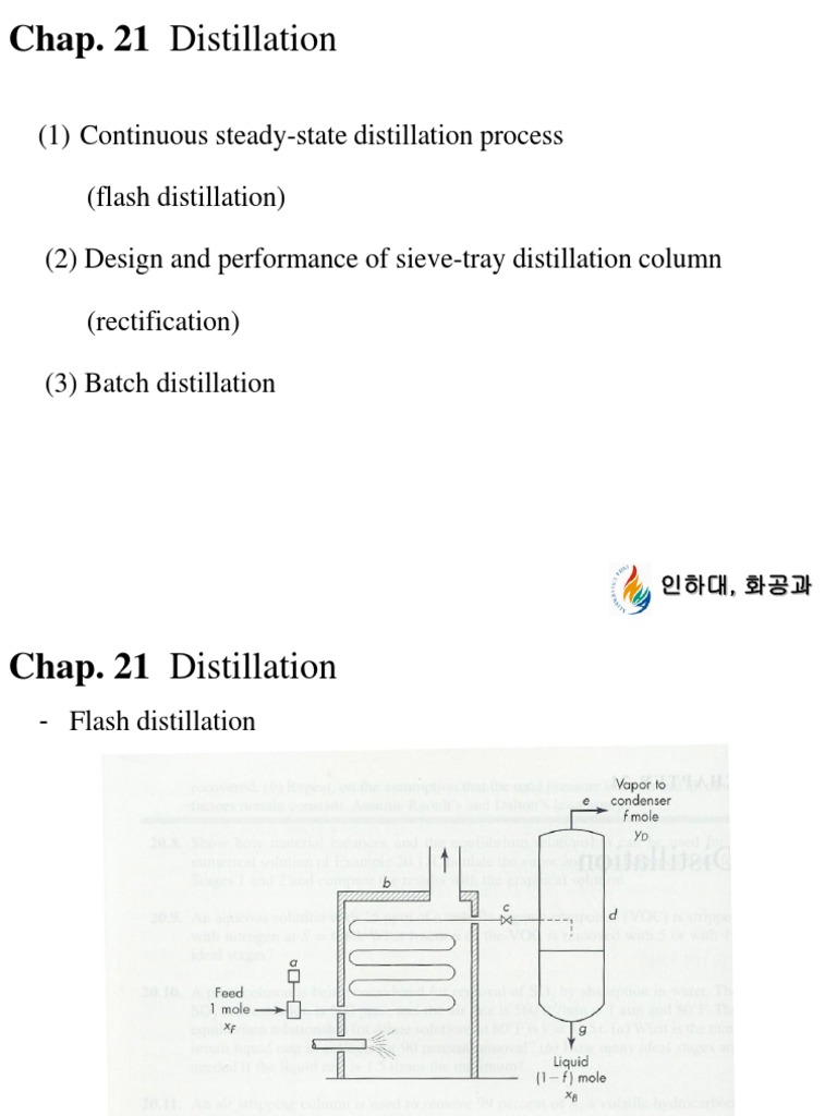 21 1. Distillation | PDF