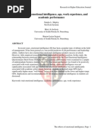 Download The Effects of Emotional Intelligence Age Work Experience And by Puneet Gupta SN114766337 doc pdf