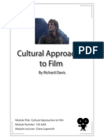 Cultural Approaches To Film - Module Number: 105 AAD