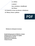 Reações de Alcenos: Adições, Oxidações e Reduções