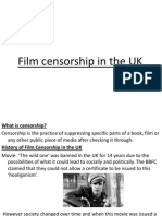 Film Censorship in The UK
