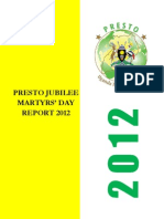 Naava Nabagesera Special Presidential Adviser - PRESTO Jubilee Martyrs Day 2012 - Report