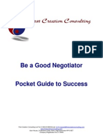 Be A Good Negotiator