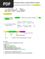 NOCÕES DE PARADIGMA E DE GRUPO FRÁSICO
