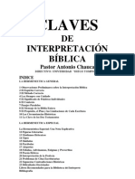 Interpretación bíblica claves