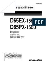 Manual Bulldozer Operacion Mantenimiento D65ex 15e0