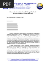 Discurso Tomada de Posse Paulo Rodrigues-ASPP-PSP