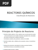 Classificacao de Reactores
