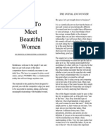 (Ebook - Psychology) Ross Jeffries - How To Meet Beautiful Women