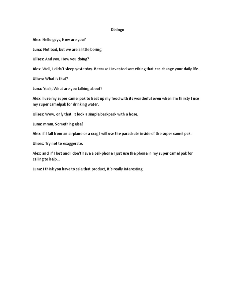 Dialogue | PDF | Language Arts & Discipline
