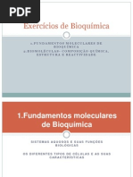 Exercicios de Bioquimica Parte1 2