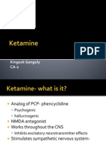 Ketamine PACU Presentation