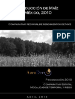 Produccion de Maiz en Mexico-AgroDer 2012