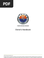 2012 Fisker Karma Owner Handbook