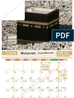 Islamic  Calendar 1434(2012-13)