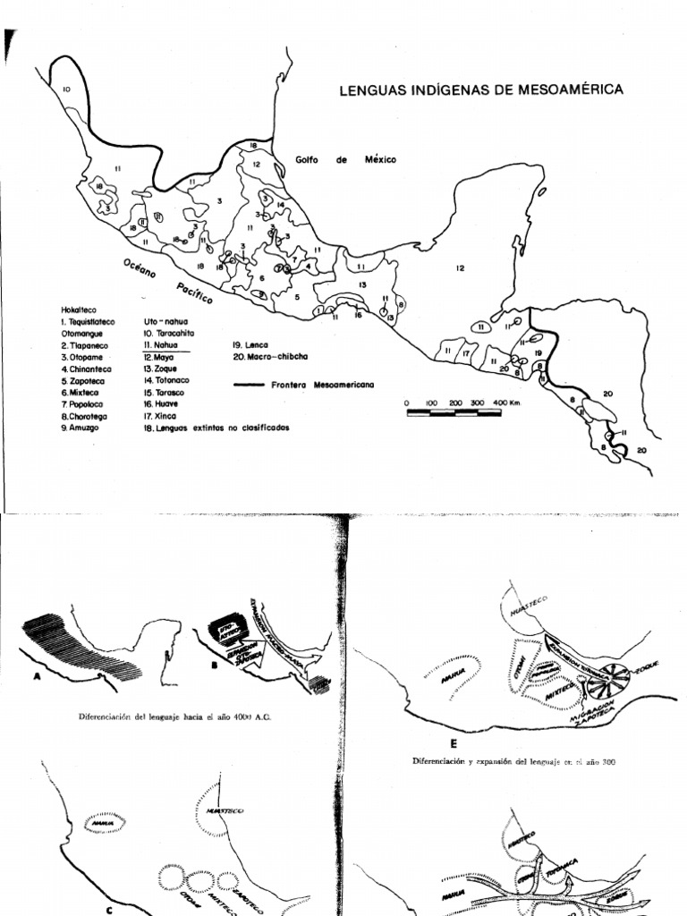 Mapas Lenguas Indigenas de Mesoamerica
