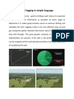 Well Logging in Simple Language